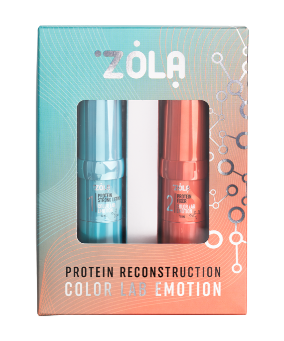 ZOLA COLOR LAB EMOTION Набір для ламінування BROW&LASH PROTEIN RECONSTRUCTION SYSTEM