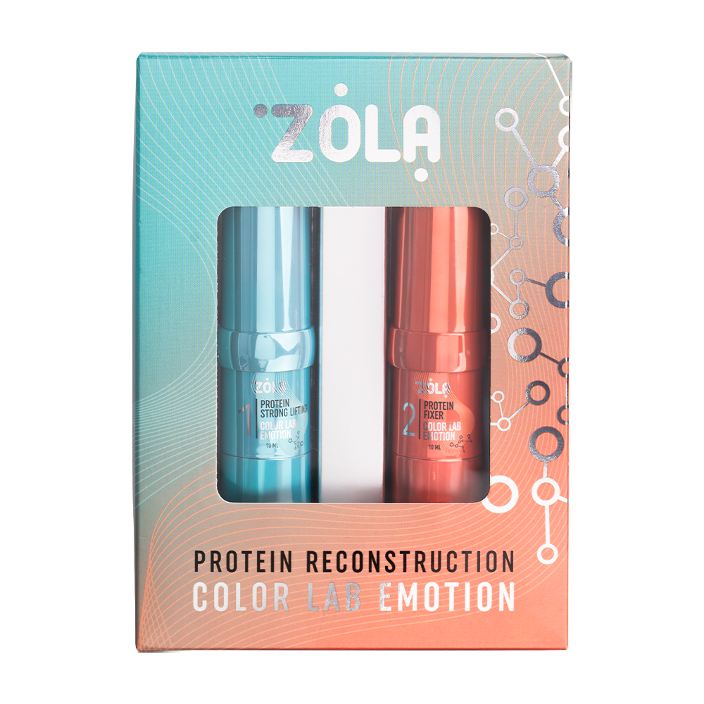 ZOLA COLOR LAB EMOTION Набір для ламінування BROW&LASH PROTEIN RECONSTRUCTION SYSTEM